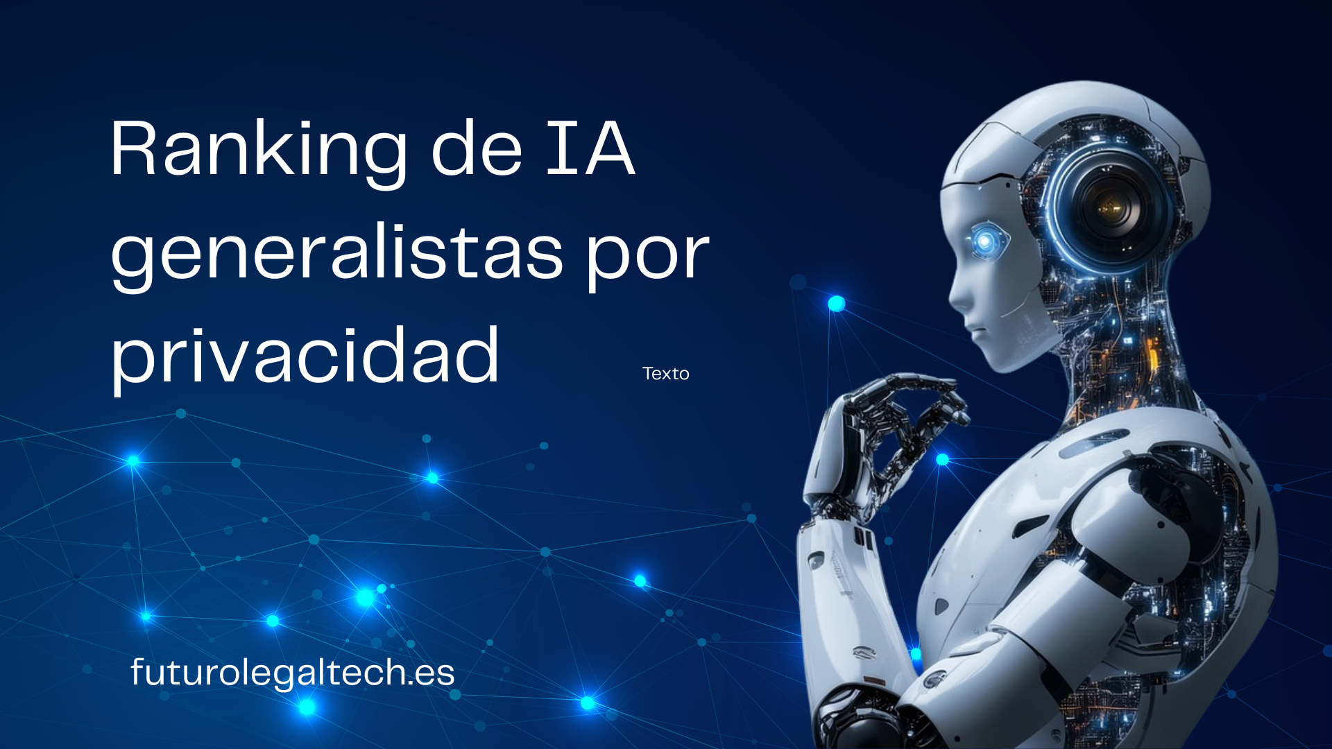 Imagen representativa del análisis comparativo sobre privacidad en modelos de inteligencia artificial generalistas, incluyendo ChatGPT, Gemini y Claude, desde la perspectiva del RGPD y la protección de datos en Europa.